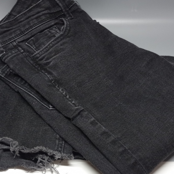 H&M Denim Black straight leg, Skinny jeans - Picture 3 of 12